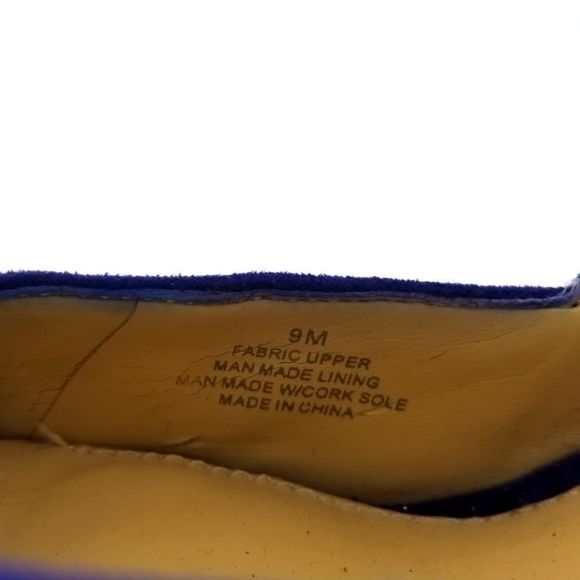 Gianni Bini Royal Blue Platforms Size 9M. S708 - Picture 6 of 8